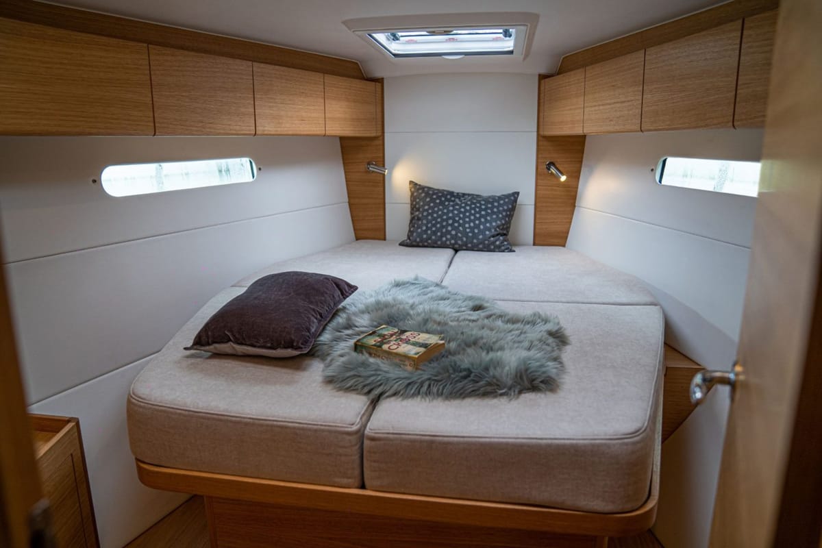 Cabin on Areti, a X-Yachts X4⁰ sailboat at Lavreotiki Municipal Unit, Greece