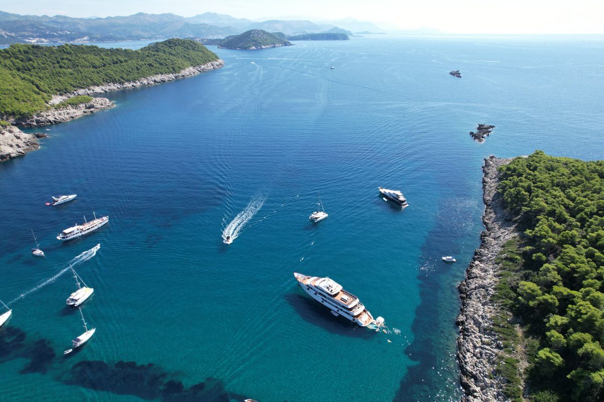 Exterior view of Yolo, a Gulet Motoryacht yacht at Split, Croatia