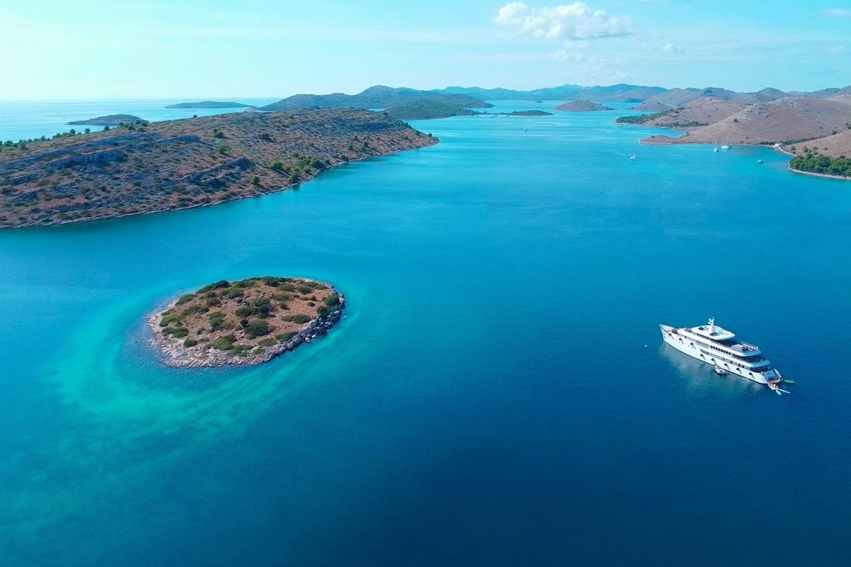 Exterior view of Yolo, a Gulet Motoryacht yacht at Split, Croatia
