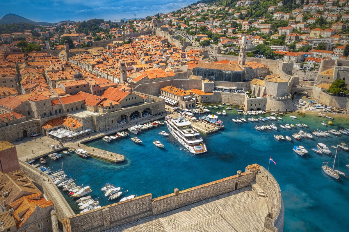 Exterior view of Yolo, a Gulet Motoryacht yacht at Split, Croatia