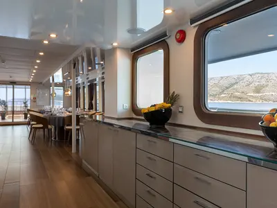 Galley of Yolo, a Gulet Motoryacht yacht at Split, Croatia