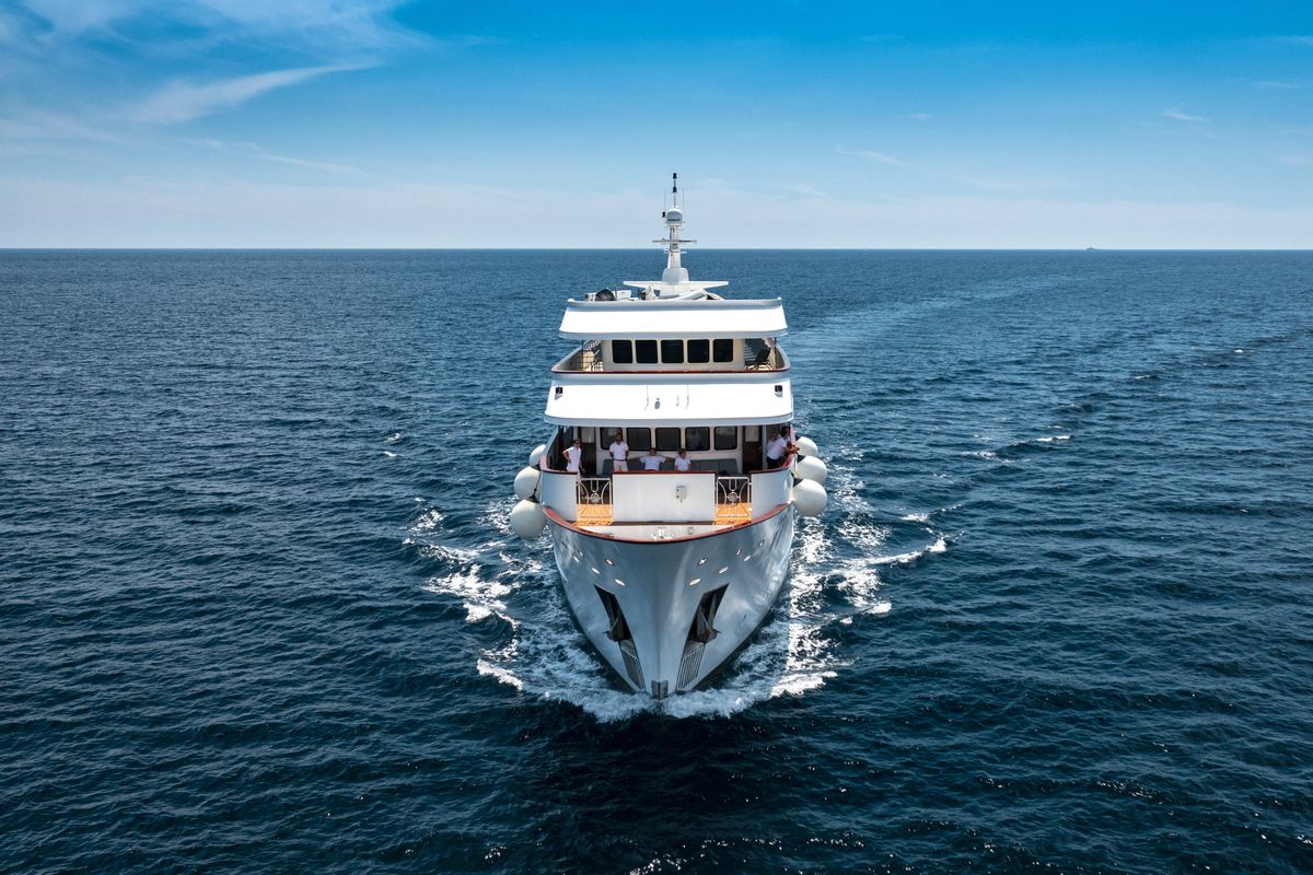 Exterior view of Yolo, a Gulet Motoryacht yacht at Split, Croatia
