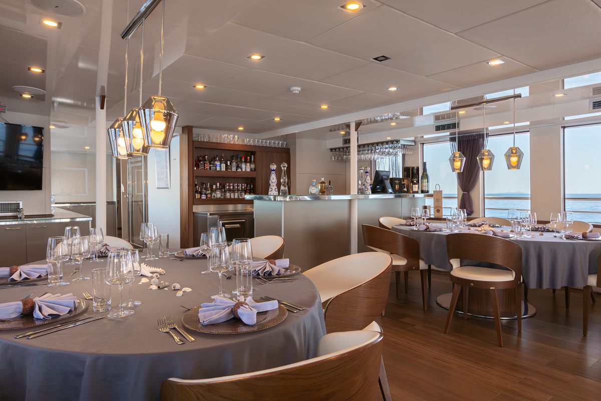 Salon of Yolo, a Gulet Motoryacht yacht at Split, Croatia