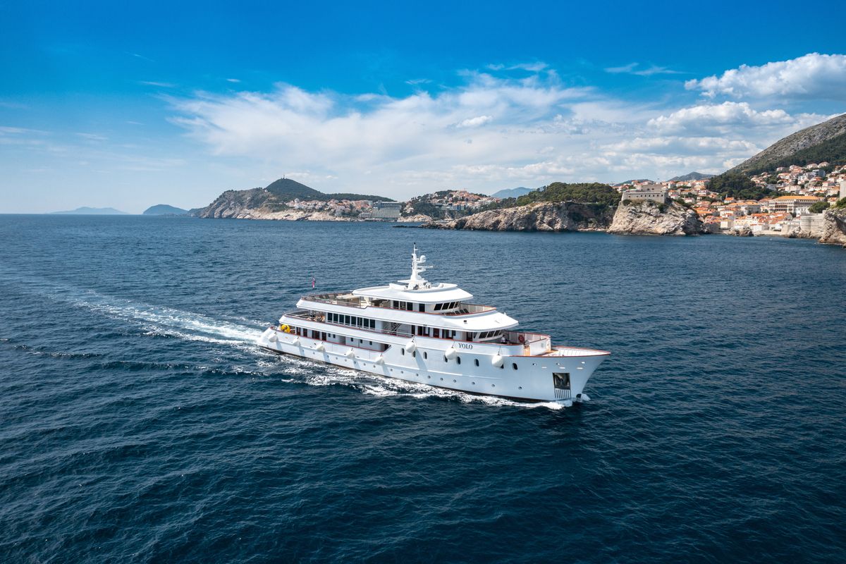 Exterior view of Yolo, a Gulet Motoryacht yacht at Split, Croatia