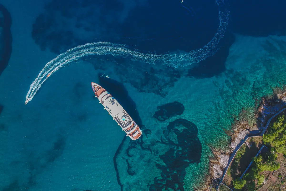 Exterior view of Yolo, a Gulet Motoryacht yacht at Split, Croatia