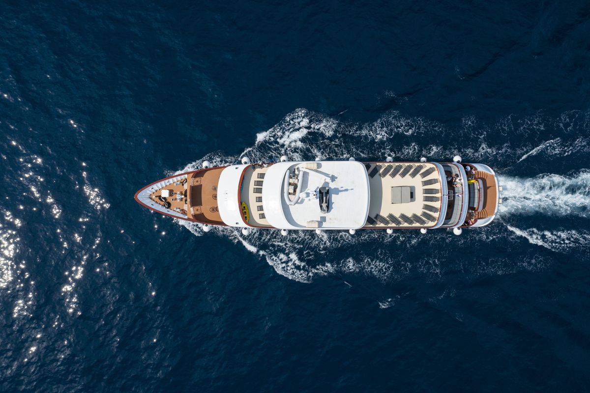 Exterior view of Yolo, a Gulet Motoryacht yacht at Split, Croatia