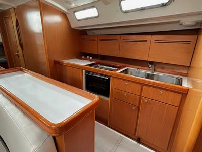 Galley of Fairy, a Beneteau Cyclades 50.5 sailboat at Athens, Greece