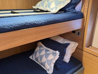 Cabin on Rosa Regale, a Bali 4.6 - 4 cab. OW catamaran at Central Abaco, Bahamas