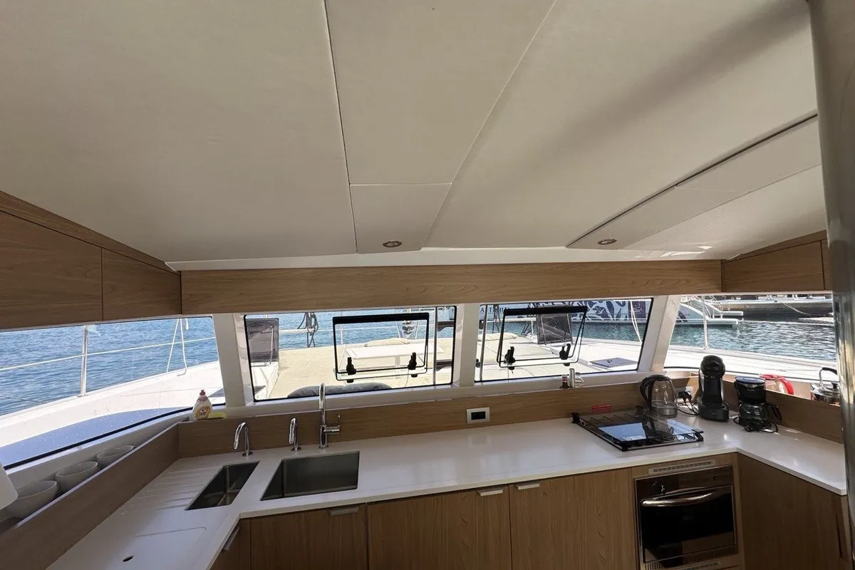 BAY BREEZE V, a Bali Bali Catsmart catamaran at Đuraševići, Montenegro