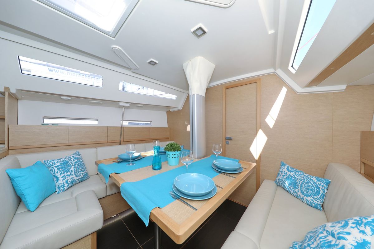 Salon of Kamila, a More Boats More 40 sailboat at Grad Trogir, Croatia
