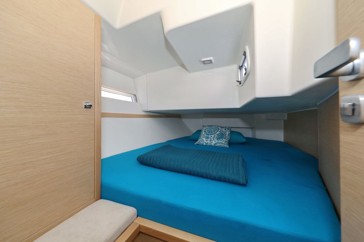 Cabin on Kamila, a More Boats More 40 sailboat at Grad Trogir, Croatia