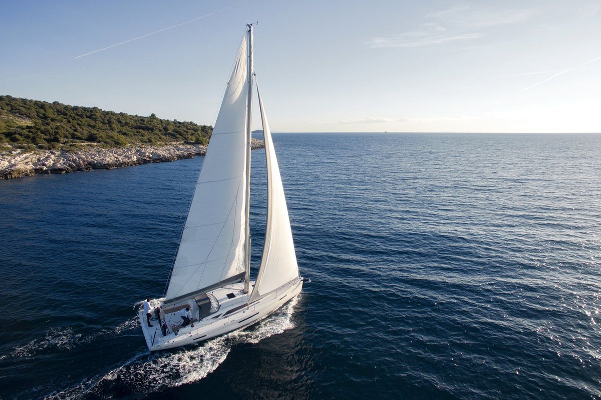 Exterior view of Kamila, a More Boats More 40 sailboat at Grad Trogir, Croatia