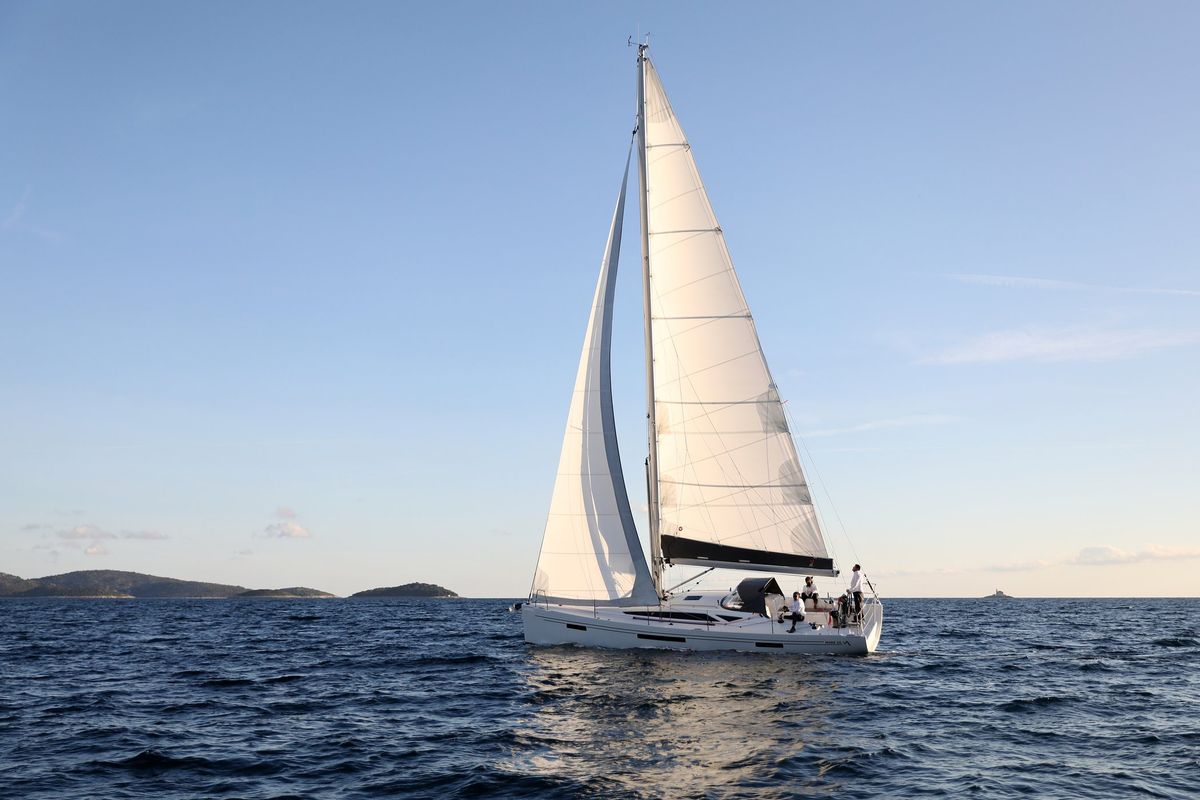 Exterior view of Kamila, a More Boats More 40 sailboat at Grad Trogir, Croatia