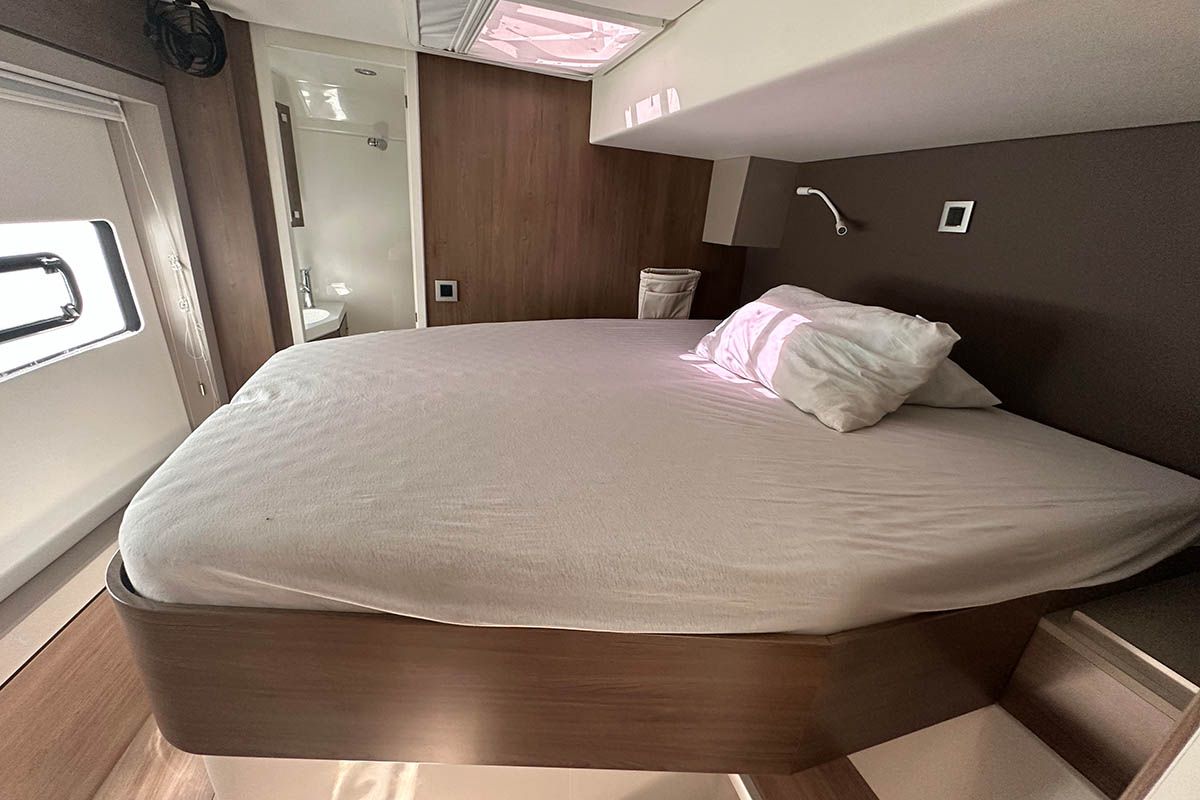Esther, a Bali 4.8 catamaran at Seychelles, Eden Island Marina, Seychelles