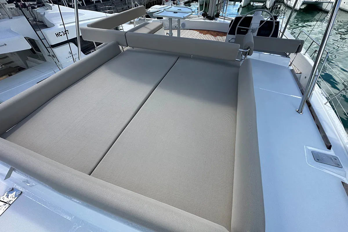 Esther, a Bali 4.8 catamaran at Seychelles, Eden Island Marina, Seychelles