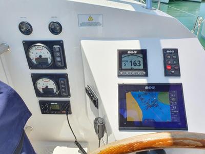 Cockpit of Melinda Jane, a Island Spirit Yachts Island Spirit 410 catamaran at Mai Khao, Thailand