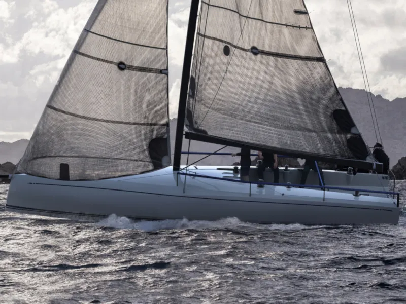 Exterior view of 006, a Nautor ClubSwan 36 sailboat at Split, Croatia