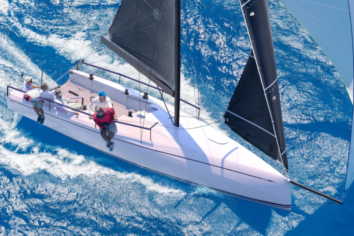 Exterior view of 006, a Nautor ClubSwan 36 sailboat at Split, Croatia