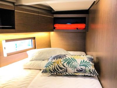 Cabin on Andiamo, a Beneteau Oceanis 46.1 sailboat at Athens, Greece