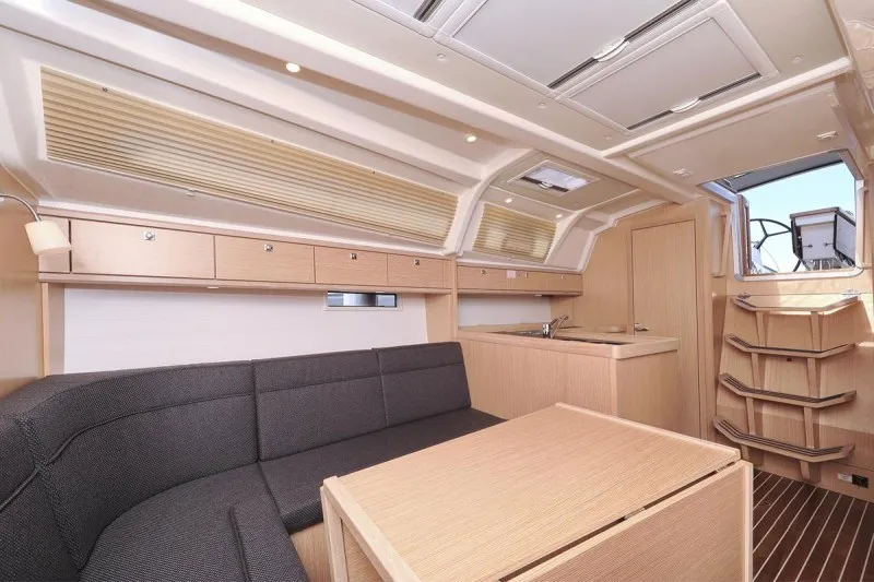 Salon of Sofija, a Bavaria Cruiser 37 sailboat at Grad Biograd na Moru, Croatia