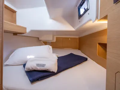 Cabin on London, a Elan E4 sailboat at Betina, Croatia