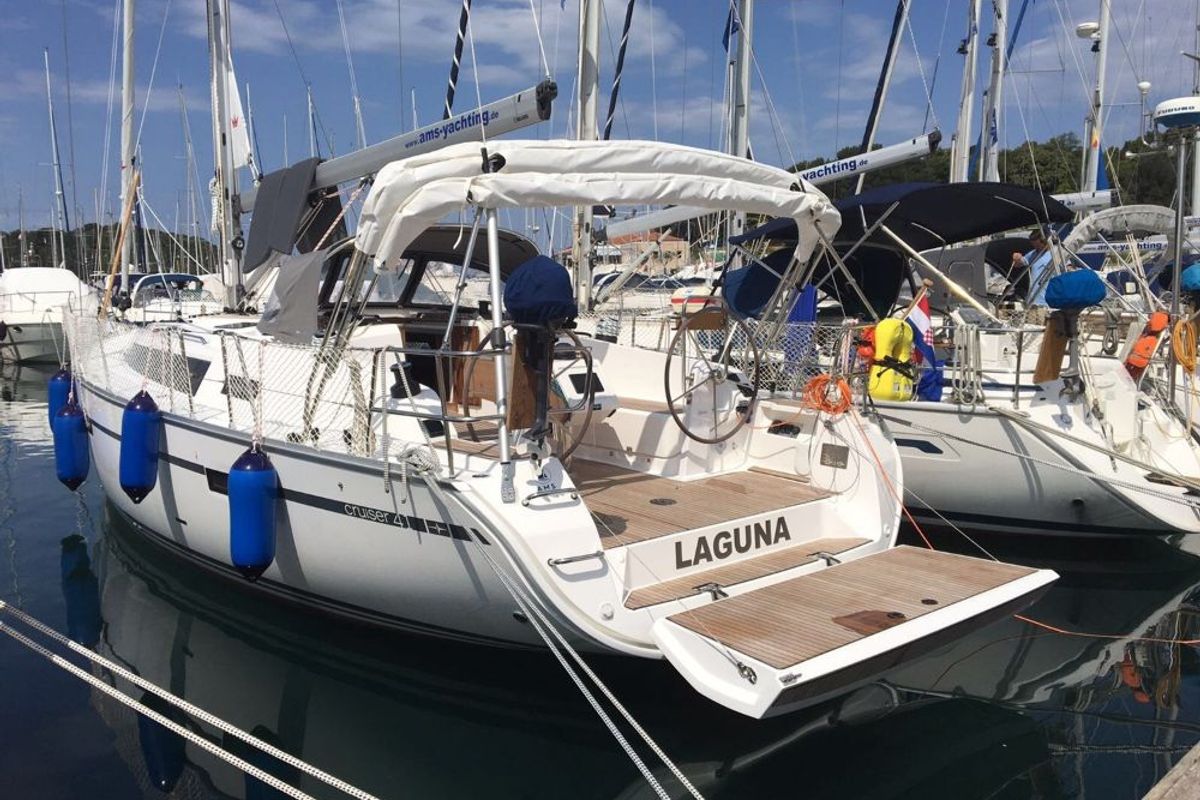 Laguna, a Bavaria Cruiser 41 sailboat at Općina Vrsar, Croatia