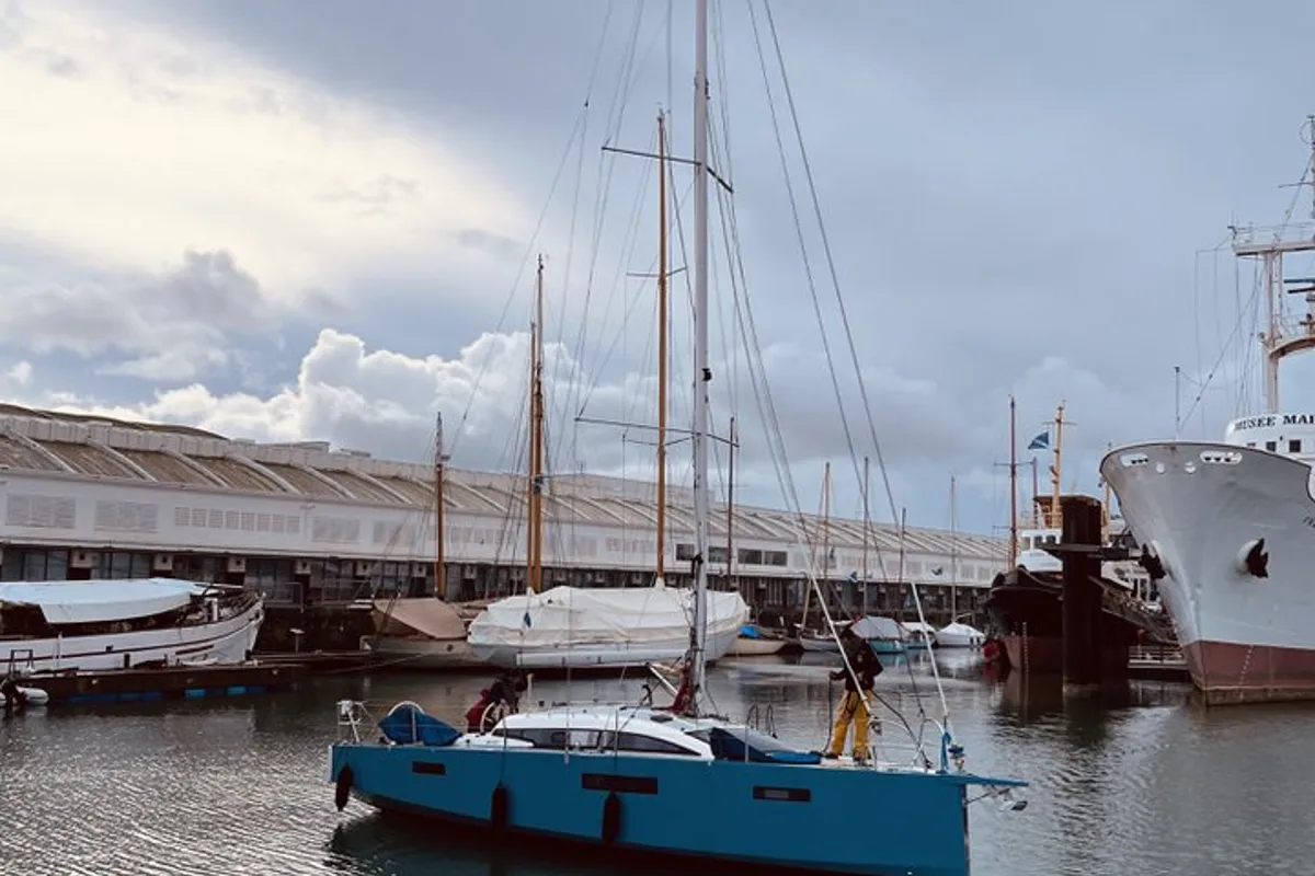 Exterior view of Xavier, a RM Yachts RM 1070 sailboat at La Rochelle, France