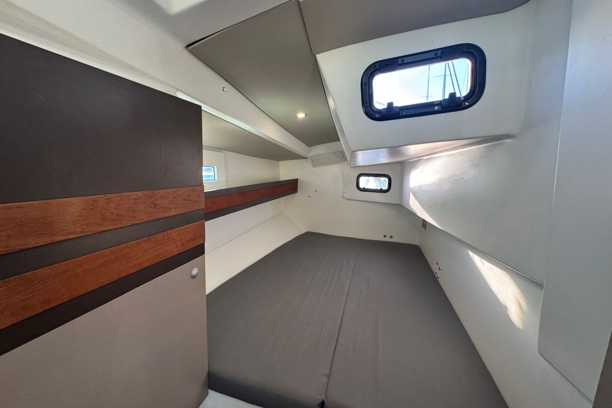 Cabin on Xavier, a RM Yachts RM 1070 sailboat at La Rochelle, France