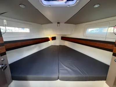 Cabin on Xavier, a RM Yachts RM 1070 sailboat at La Rochelle, France