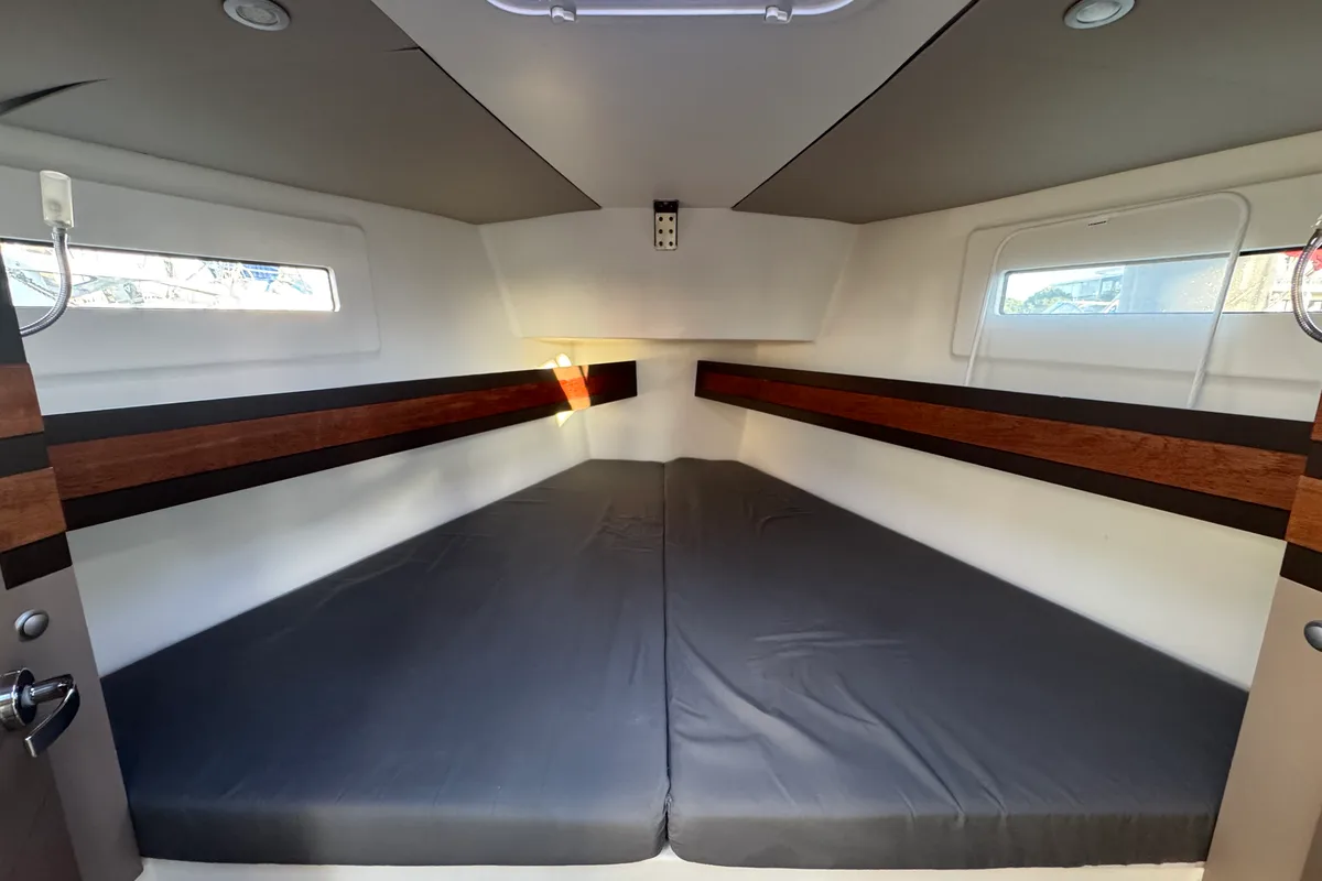 Cabin on Xavier, a RM Yachts RM 1070 sailboat at La Rochelle, France