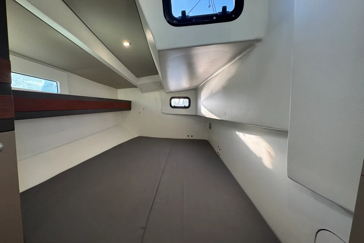 Cabin on Xavier, a RM Yachts RM 1070 sailboat at La Rochelle, France