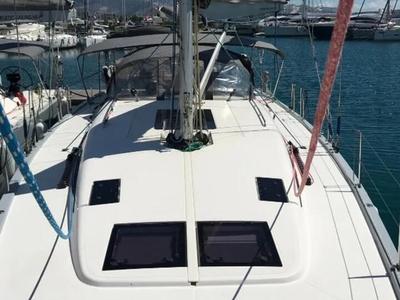 Deck of Solid White, a More Boats More 55 sailboat at Grad Pula, Croatia