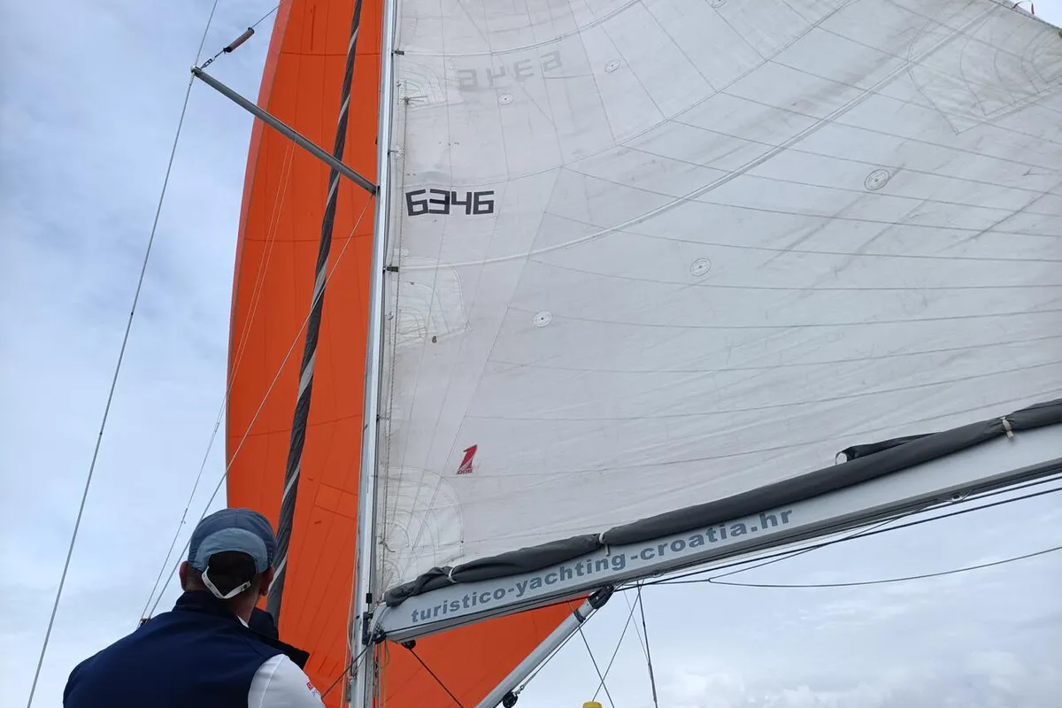 Exterior view of Solid White, a More Boats More 55 sailboat at Grad Pula, Croatia