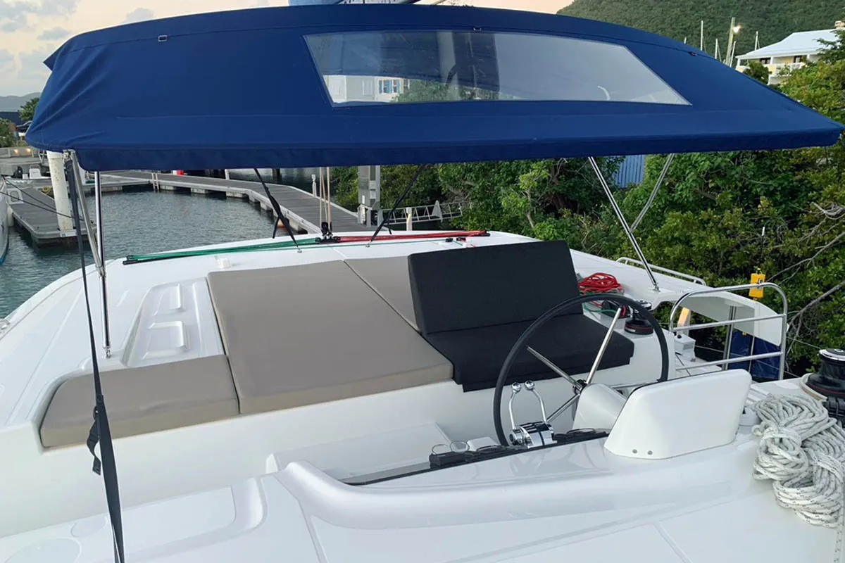 Trinity, a Lagoon 46 catamaran at Seychelles, Eden Island Marina, Seychelles