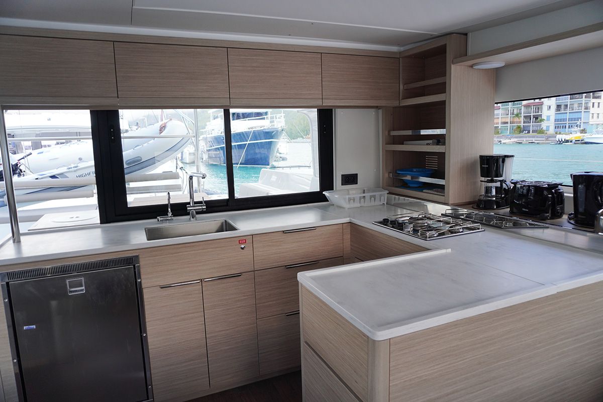 Trinity, a Lagoon 46 catamaran at Seychelles, Eden Island Marina, Seychelles