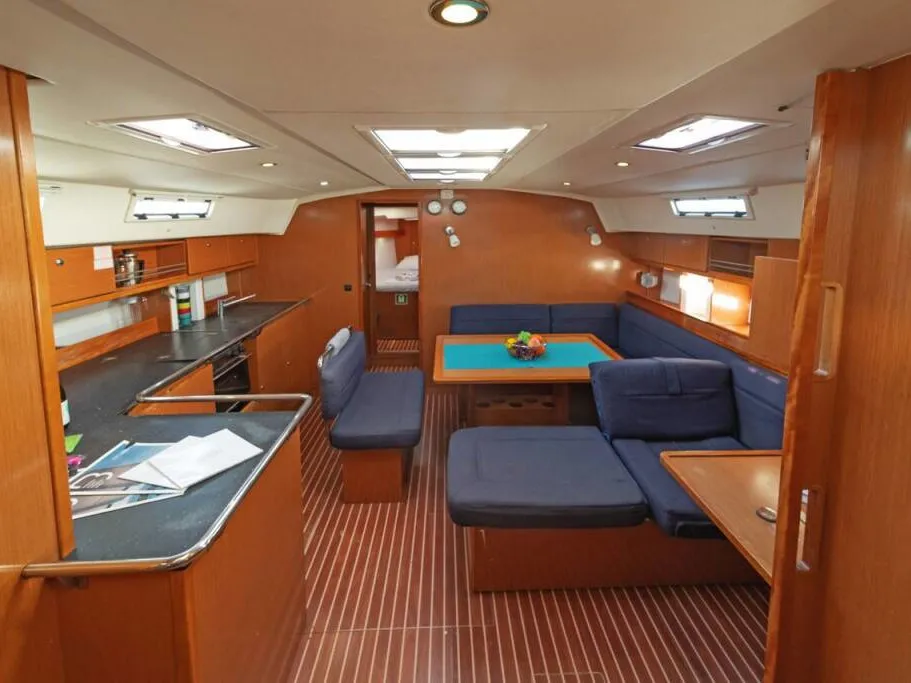 Salon of COSTA COSTA, a Bavaria Cruiser 45 sailboat at Volos Municipality, Greece