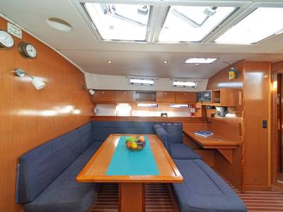 Salon of COSTA COSTA, a Bavaria Cruiser 45 sailboat at Volos Municipality, Greece