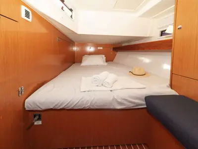 Cabin on COSTA COSTA, a Bavaria Cruiser 45 sailboat at Volos Municipality, Greece