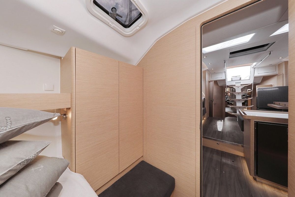 Cabin on Abena, a Elan Impression 50 sailboat at Grad Biograd na Moru, Croatia