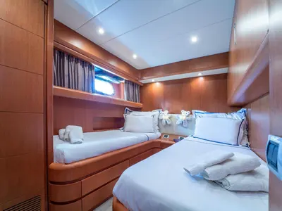 Cabin on Jantar, a Maiora - Fipa Group Maiora 20S yacht at Split, Croatia