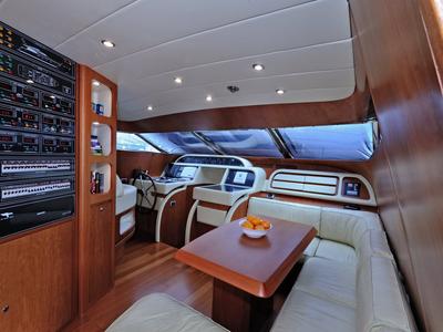 Cockpit of Jantar, a Maiora - Fipa Group Maiora 20S yacht at Split, Croatia
