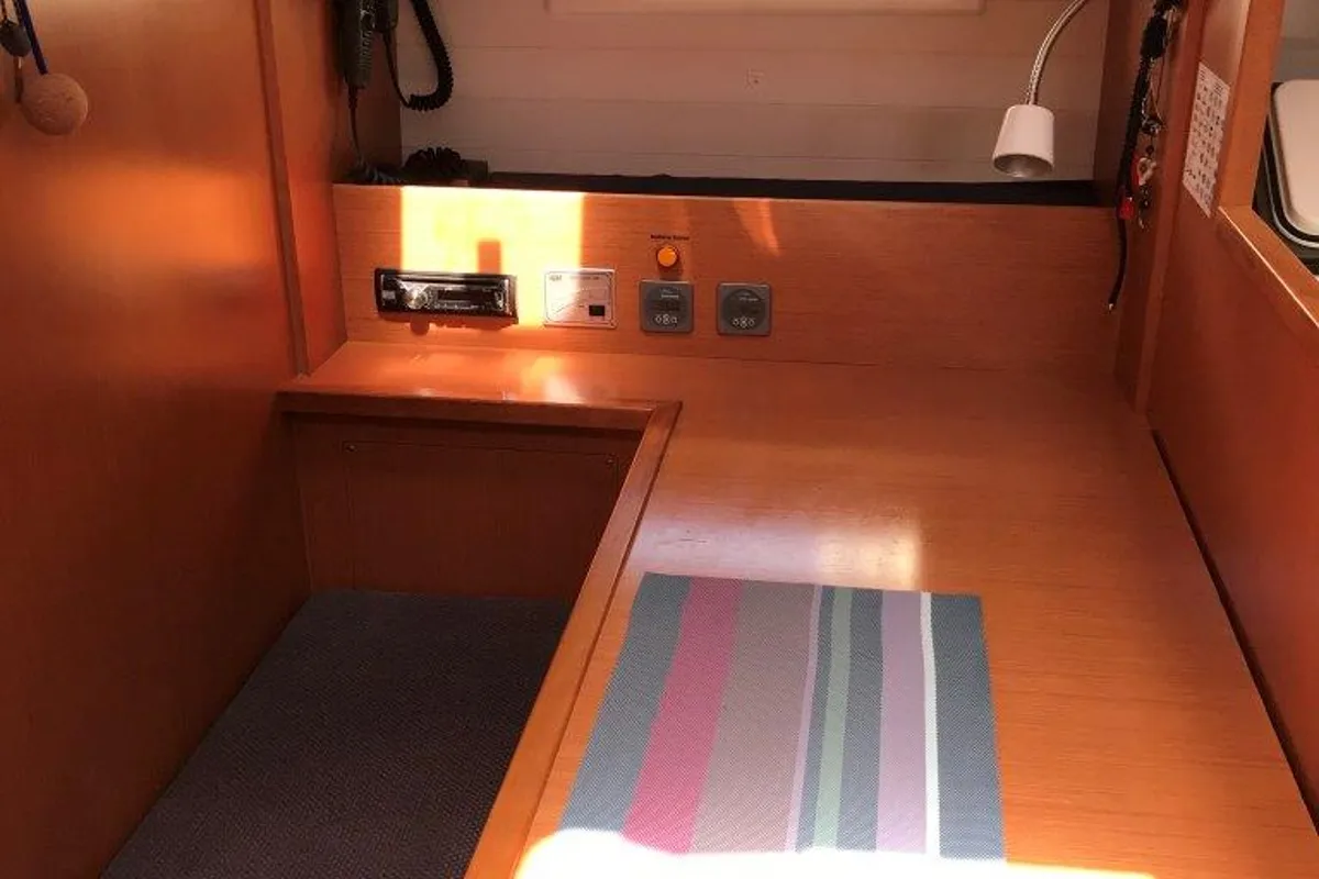 Cabin on Juniper, a Bavaria 50 Cruiser sailboat at Municipal Unit of Lefkada, Greece