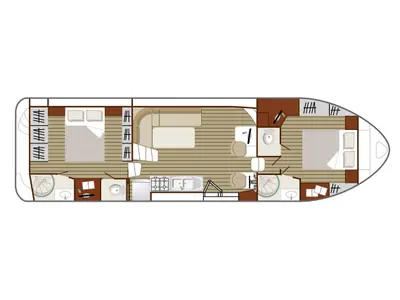 Cruiser Comfort XL 8/10 Pers., a Nicols Nicols Confort 1350 motorboat at Saint-Nazaire-d'Aude, France