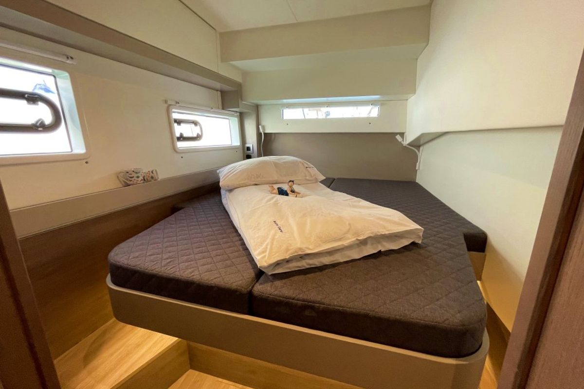 Cabin on Sail and Adventure, a Bali 4.2 catamaran at Pirovac, Croatia