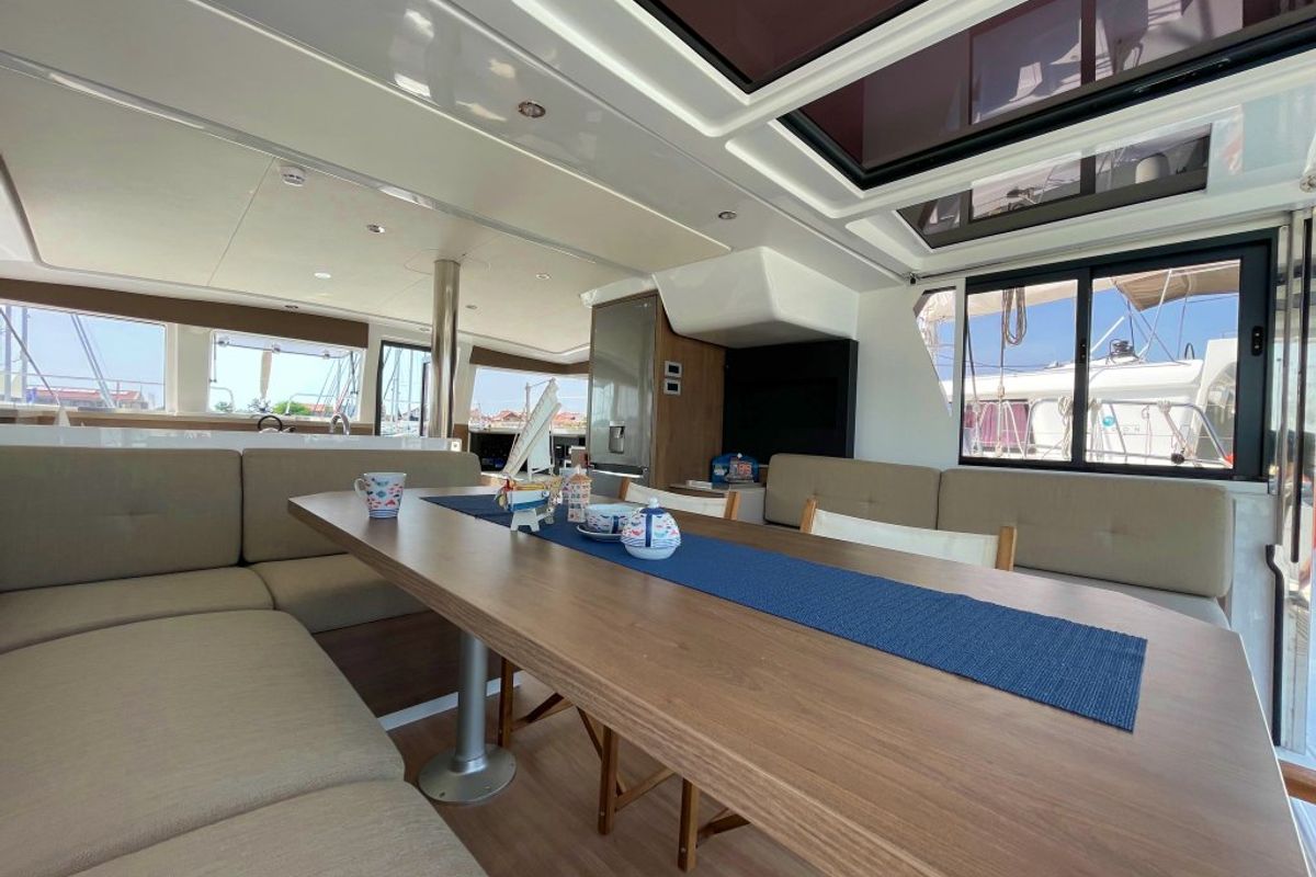 Salon of Sail and Adventure, a Bali 4.2 catamaran at Pirovac, Croatia