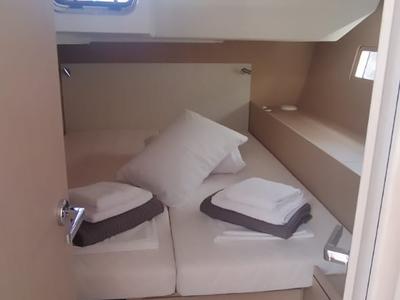 Cabin on ESCAPE, a Beneteau Oceanis 51.1 sailboat at Athens, Greece