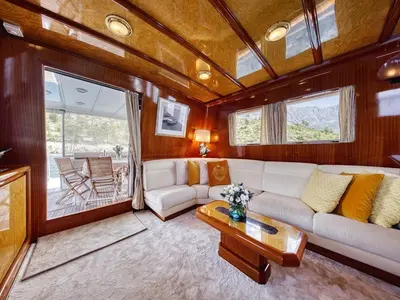 Salon of Custom Blanka, a Gulet Motoryacht yacht at Split, Croatia