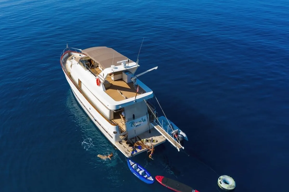 Exterior view of Custom Blanka, a Gulet Motoryacht yacht at Split, Croatia