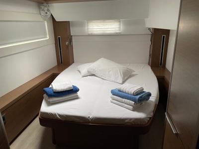 Cabin on Kleio, a Lagoon 46 catamaran at Volos Municipality, Greece