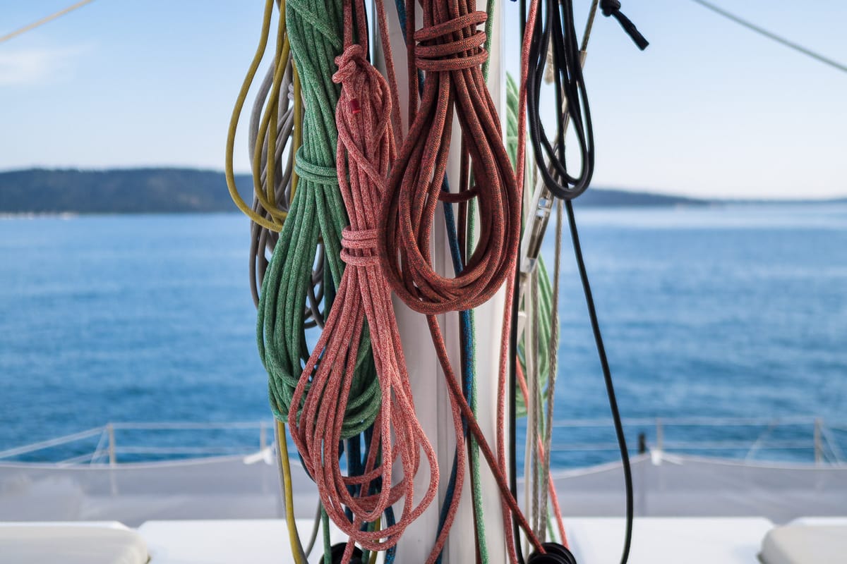 Zara, a Sunreef Yachts Sunreef 50 catamaran at Grad Kaštela, Croatia